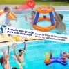Juguete Inflable Lanzar Anillos Dinámico Albercas Piscina