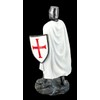 White Knight Templar Figure with Shield and Sword | Templar