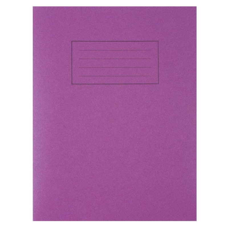 SV43505 Silvine 9x7 Exercise Book 80pp Feint And Margin Blue