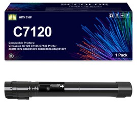 C7120 Black Toner Cartridge Compatible with Xerox 006R01824 Replacement for Xerox VersaLink C7120 C7125 C7130 Printer