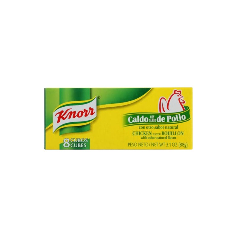 Knorr Chicken Flavor Bouillon Cubes 8 Count Box (3 Pack)