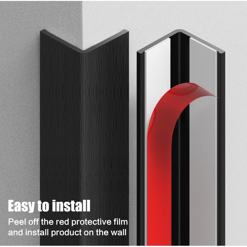 ‎Frychee Wall Corner Protector, Walls Edge Protector，Self-Adhesive Wall Corner Guards,PVC