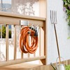 Josmimic Stainless Steel Garden Hose Holder - Extra Large Heavy