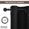 PONY DANCE Blackout Thermal Insulated Curtain for Bedroom, 34 x