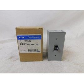 Eaton MST01SN Manual Motor Starter, Toggle Switch, 1PH, 1P, MS Series , NEMA 1