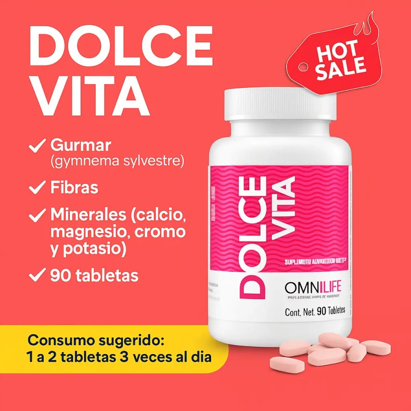 Omnilife Suplemento Alimenticio Tabletas Dolce Vita Pzs Sabor Toronja