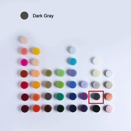 MOZEAL 3" x 4" Hand-Poured Unscented Candle,Dripless Pillar Candle Set of 3,Long Clean Burning,Approx 72 Hours Burn Time,Rustic Country Style,Wedding,Dinner,Christmas and Home Decor,Dark Gray