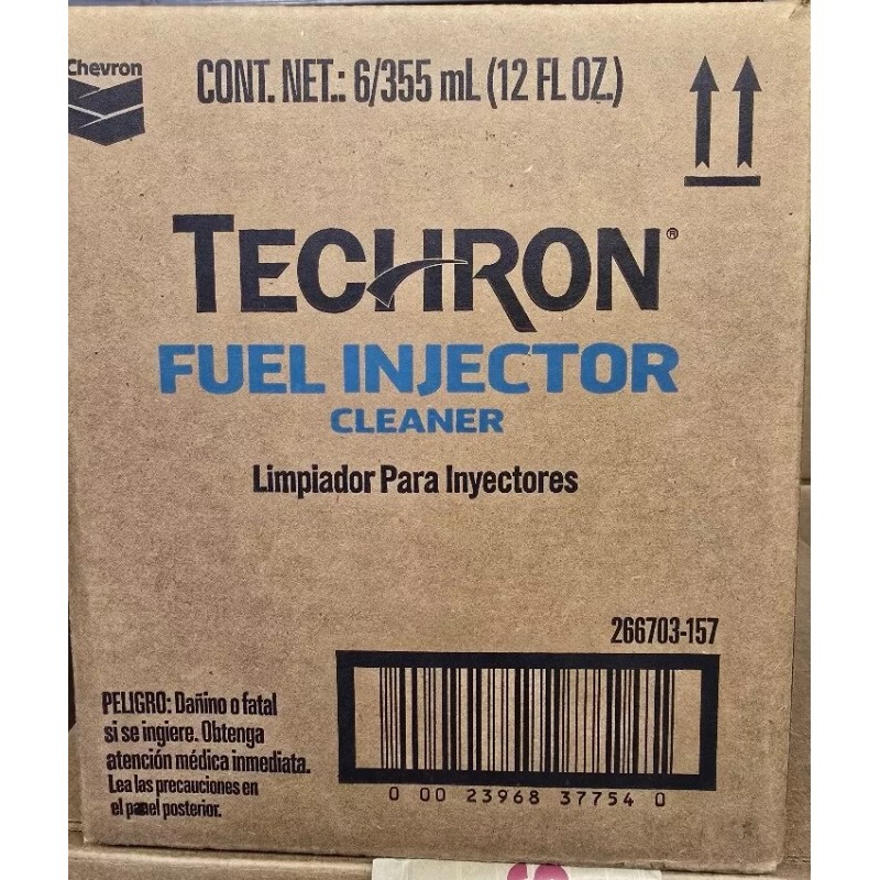 Chevron [6 pack] Techron Fuel Injector Cleaner