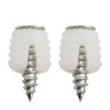 E-outstanding 20Pcs Plastic Dowel Inserts Hinge Expansion Plug with Mounting