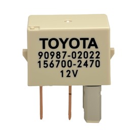90987-02022 156700-2470 30A12VDC 4-Pin Automotive Relay Multipurpose Relay for Headlights, Fuel Pumps, Cooling Fans & More