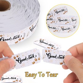 1000 Pieces Carnival Roll Tickets Raffle Tickets Contest Entry Giveway Contest Single Roll Carnival Party Tickets Carnival Theme Party Decorations for Carnival Party (Good Luck Tickets, 1000 Pcs)