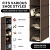 Simple Houseware 10 Shelves Hanging Shoes Organizer Holder for Closet,