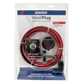 SEAVIEW InteliPlug ProXT Captive Drain Plug + Alarm | Never Lose Your Drain Plug Again | Fits All NPT 1/2" Garboards | Boating Industry Top Product 2020 | Self Retaining Boat Drain Plug