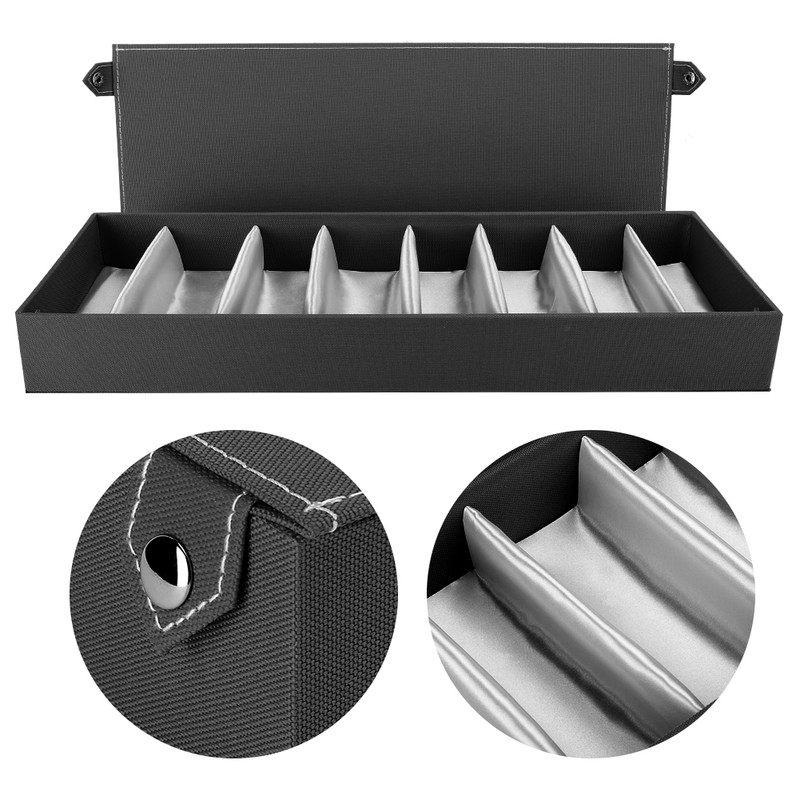 8 Grids Portable Glasses Display Case Travel Sunglasses Storage Case