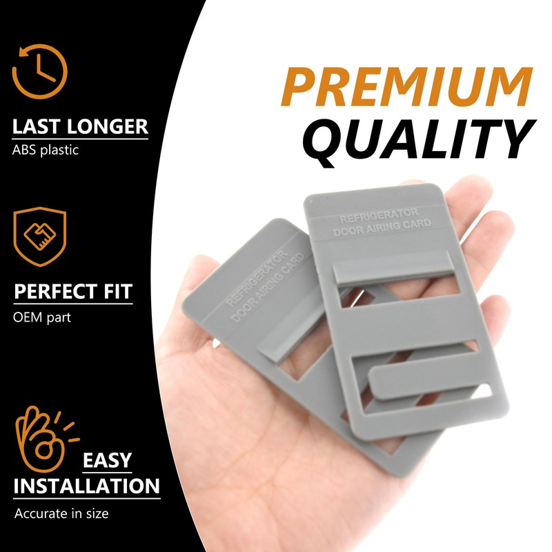 GYOFFULL RV Refrigerator Airing Device Door Prop Clips to Prevent