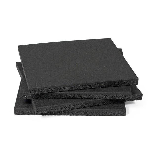 Titan Fitness 4 Pack Rubber Lifting Tiles, 24" x 24"