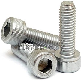 MonsterBolts - M5 x 16mm Socket Head Screws, DIN 912, Marine Grade Stainless Steel, 10 Pack