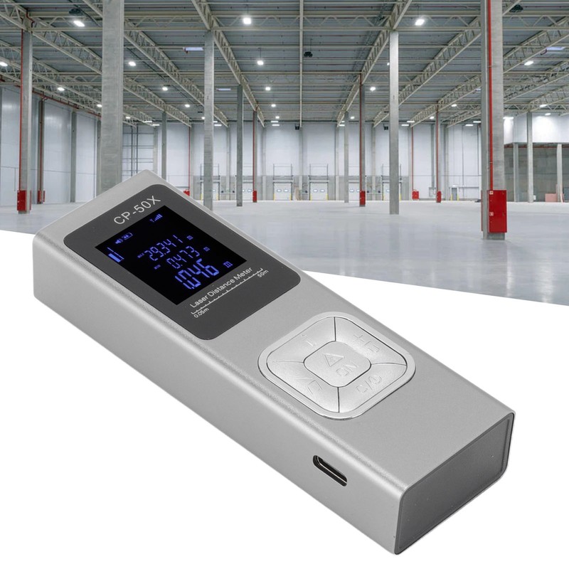 Distance Meter Accurate Voice Broadcast Small Electronic Ruler Handheld Rangefinder