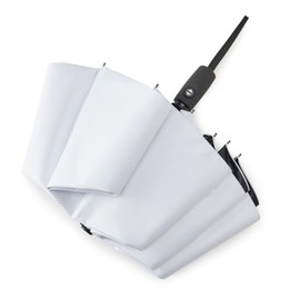 G4Free 46 Inch Travel Compact Umbrella Windproof UPF 50+ UV Protection Silver Coating Auto Open Close Sun Umbrella