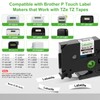 Labelife 9mm Label Tape TZe-221 Replace for Brother P Touch