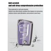 HIBEYO Flip Key Car Key Case Fits Toyota Key Case