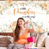 Mocsicka Pumpkin Baby Shower Backdrop Fall Baby Shower Background A