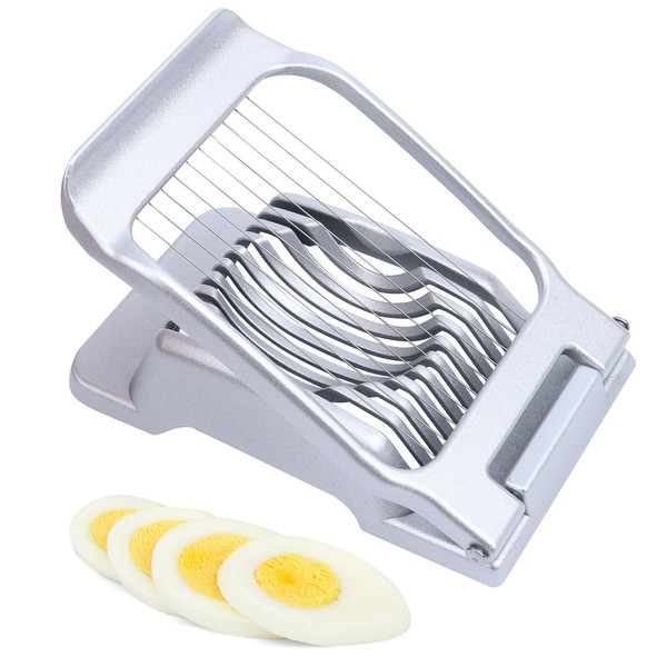 Egg Slicer, Professional Egg Divider, 304 Stainless Steel Cutting Wire,
