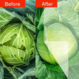 Agfabric 4 Pack Fruit Tree Netting Protection Bag with Drawstring,3.2x4.9 FT Garden Netting Insect Pest Barrier,Bird Netting Plant Covers for Vegetables Fruits Flower,White