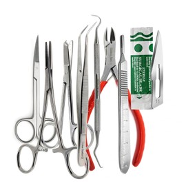 A2Z 17pc Gundam Model Building Universal Tool Kit Hobby Model Assembling Craft Tools Set Used for Cars Airplanes Buildings Gunpla Robots Miniatures Models Repairing & Fixing Made of Stainless Steel