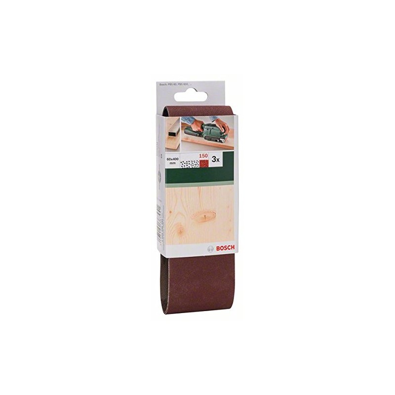 Bosch Accessories 2609256191 Sanding Belts for Belt Sanders 60 x