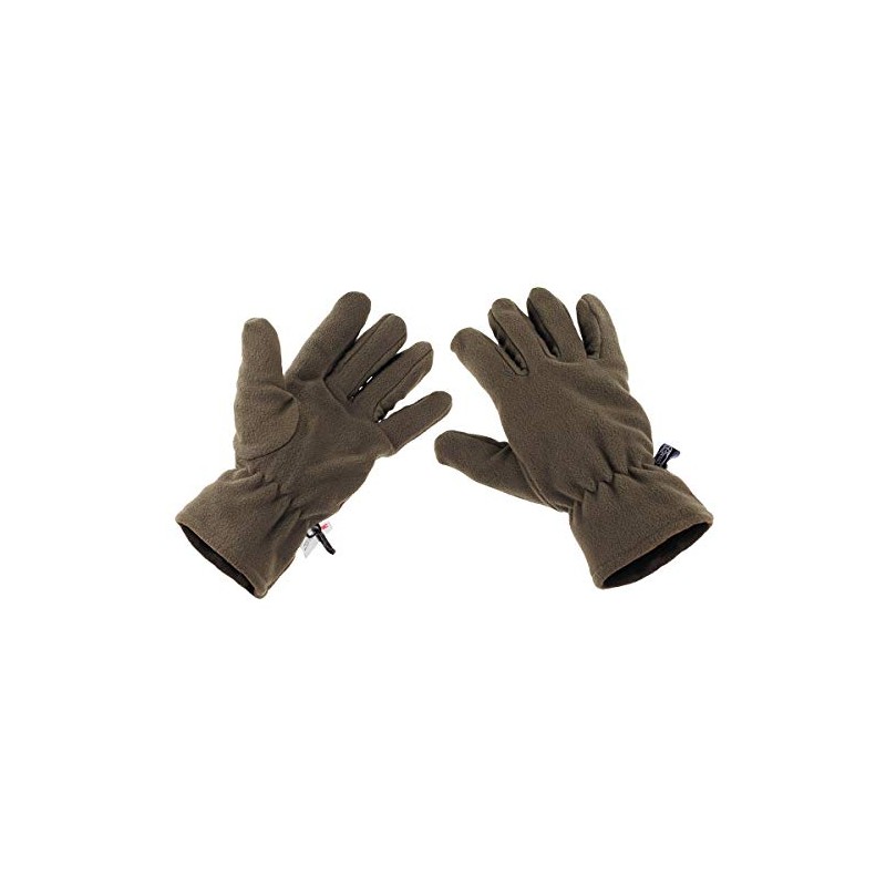 MFH Fleece Finger Gloves Olive