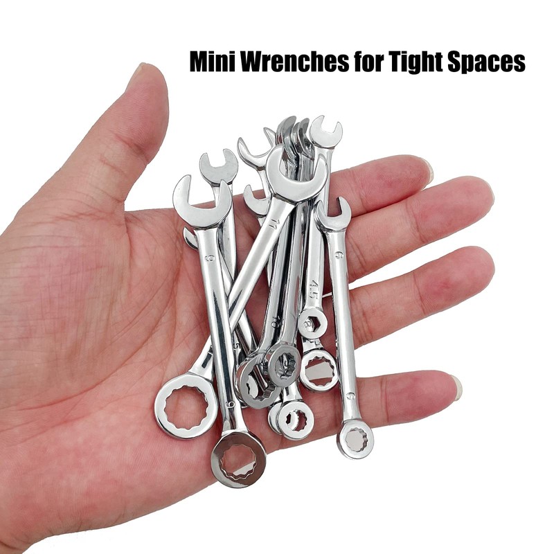 QYQRQF Mini Wrench Set Open End Wrench Combination Wrench Sets