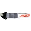 AROSPEED GRAY HIGH STRENGTH UNIVERSAL RACING SPORTS TOW STRAP HOOK