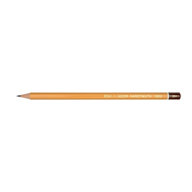 1500/2H Koh-I-Noor Graphite Pencil 2H (Single)