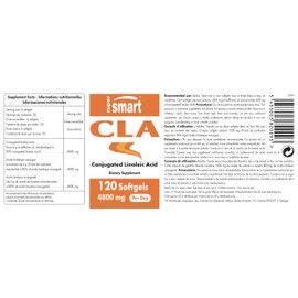 Supersmart CLA - (Konjugierte Linols?ure) - Tonalin - Untersttzt Muskelwachstum - Hilft, K?rperfett zu Reduzieren - Patentiert - GVO-frei - SuperSmart