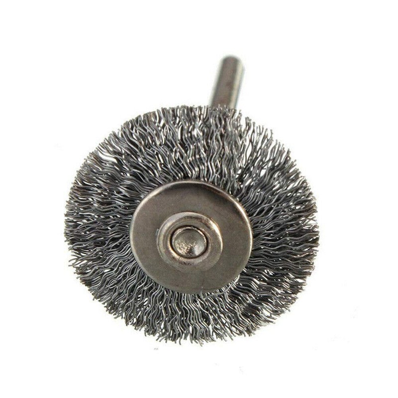 10pcs Steel Wire Wheel Brushes Polishing Set Buffing Accessories Kit