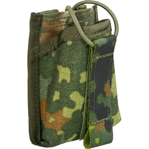 Zentauron Mini Radio Case with MOLLE Pouch for PMR, LPD