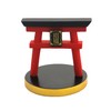 Faukart Cute Handmade Glasswork Torii Stence; Width: 1.8 inches (45
