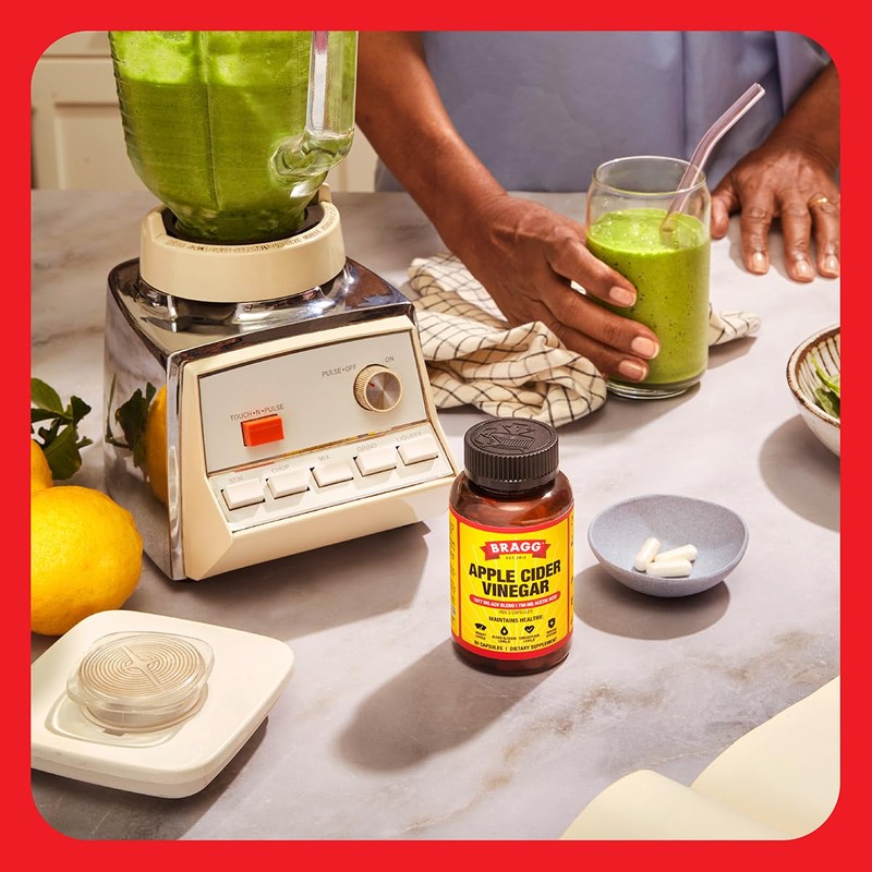 Bragg Apple Cider Vinegar Capsules with Vitamin D and Zinc