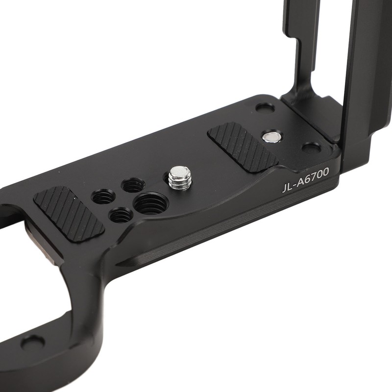 Aluminum Alloy Camera Grip L Bracket with 1/4in 3/8in for