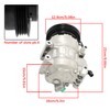 SEBLAFF AC Compressor Replacement for Accent 1.6L 2006-2009 10925C 10361991