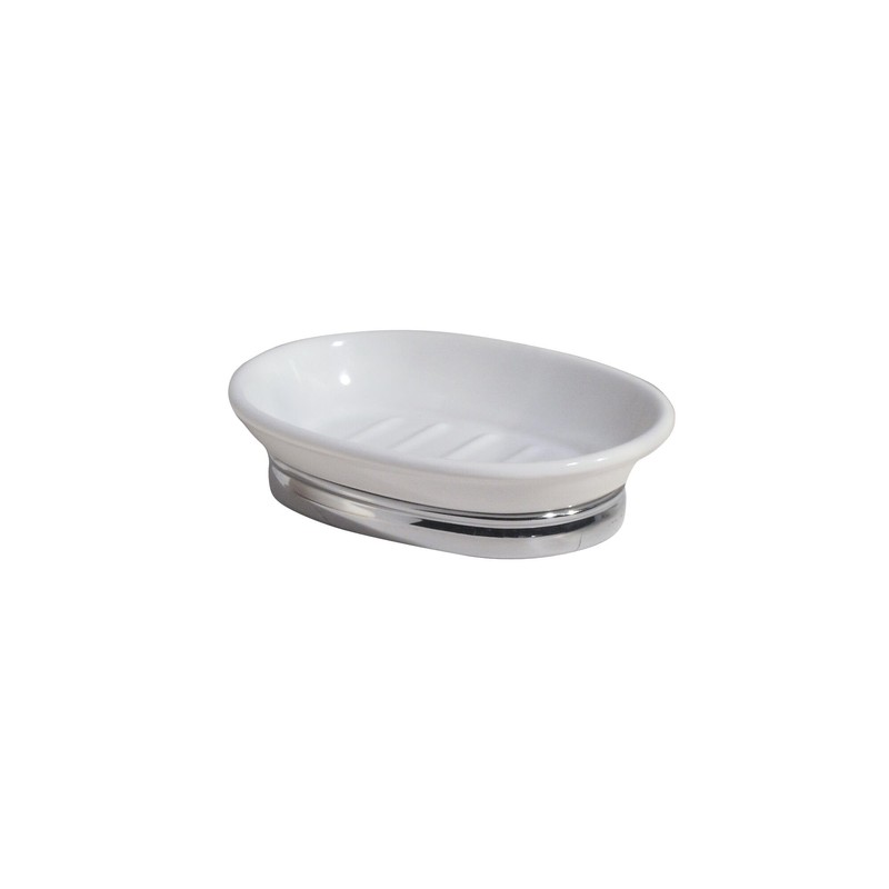 iDesign Soap Dish for Bar Soap – York Collection –