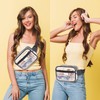 Veckle Clear Belt Bag - Clear Fanny Pack Stadium Approved