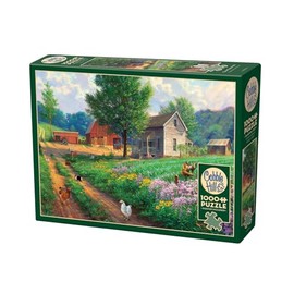 Cobble Hill 3840004 Farm, 1000 Piece Puzzle with Puzzle Poster for Adults and Children from 12 Years, Landscape Puzzle, Nature, Farm