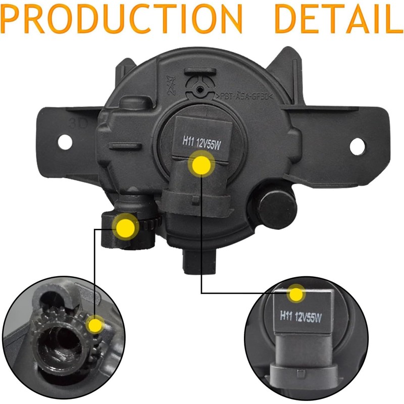 Fog Lights Compatible With 2019 2020 2021 2022 Nissan Altima