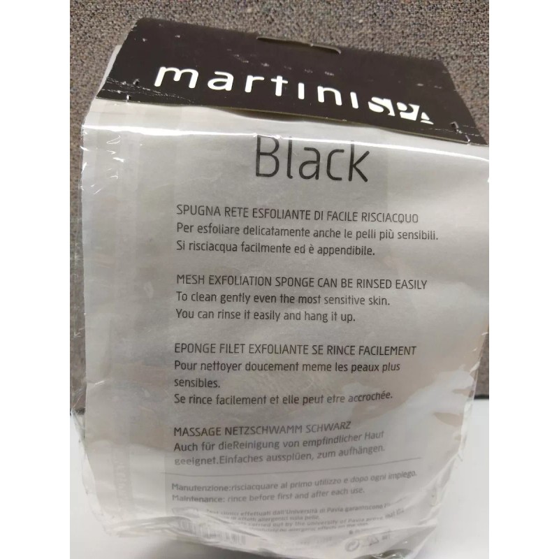 Martini Spa Esponja De Baño Quita Impurezas Exfolia Carbon Activado