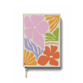 Yop & Tom Daily Planner - Productivity Planner with Flower Theme - Weekly and Daily Organizer with Time Slots