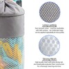 KOOZTI Mesh Clothespin Bag Holder Outside, Multiple Hanging Methods Clothes