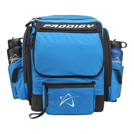 Prodigy Disc BP-1 V3 Disc Golf Backpack - Golf Bag Organizer - Holds 30+ Discs Plus Storage - Tear and Water Resistant - Pro Quality Bag for Disc and Frisbee Golf (Red)