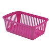 Whitefurze Handy Basket, Plastic, Hot Pink, 30 cm